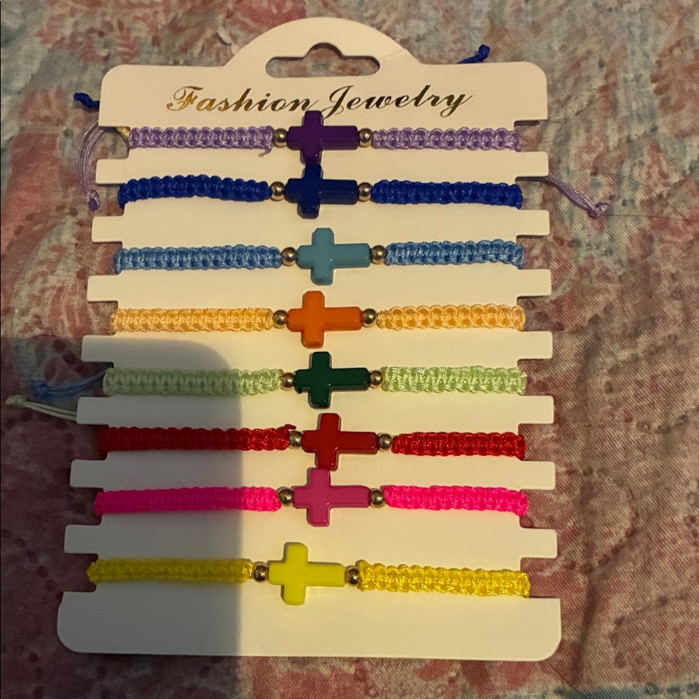 💙SALE💙BUNDLE & SAVE💙Colorful Cross Bracelets Set